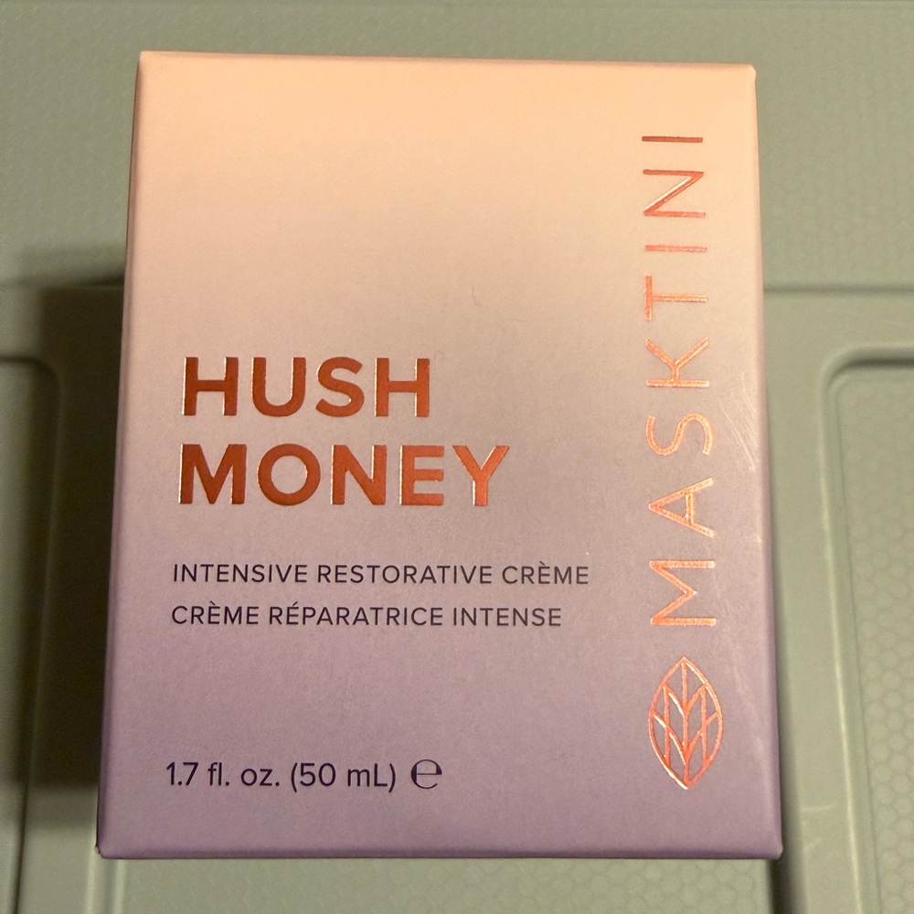 Hush Money Intensive Restorative Crème - Masktini, NEW